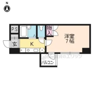 京卓ハイツ【205号室】の間取り