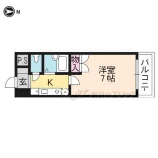 京卓ハイツ【206号室】の間取り