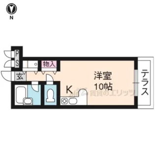 ヴィラ荒神口【2階】の間取り