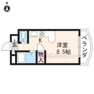 メゾンマロニエ【103号室】の間取り