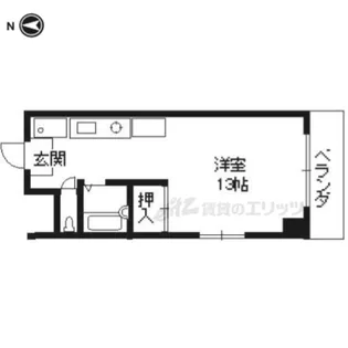 グランパティキサイチ【101号室】の間取り