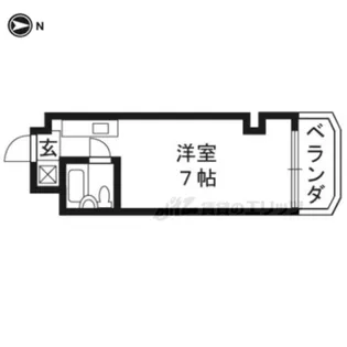 ベストサークル【4G号室】の間取り