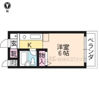 マーク西陣【215号室】の間取り