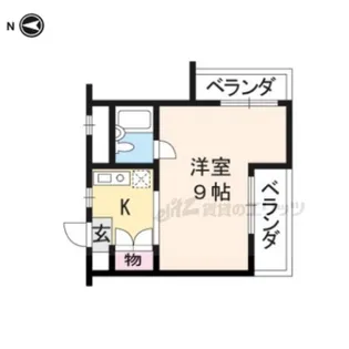 ジョイハウス【3-D号室】の間取り