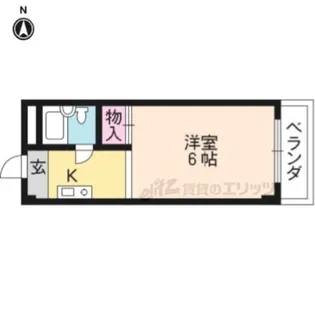 ソワリエマエグチ【412号室】の間取り