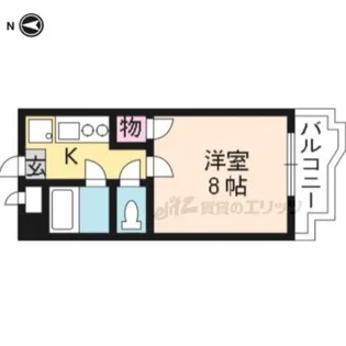 メゾン・エチーフ【202号室】の間取り