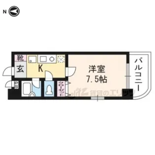 ベルコート96【401号室】の間取り