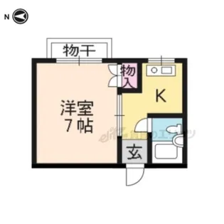 ビバ芦山寺【302号室】の間取り