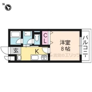 グランシャリオ【301号室】の間取り