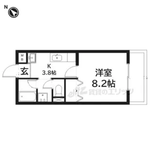 グランシャリオ【302号室】の間取り