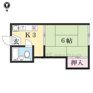 シティーハイツ【1階】の間取り