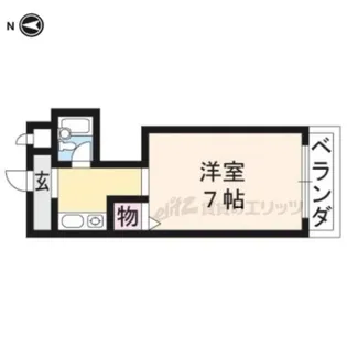 ブレアコート北山【2階】の間取り