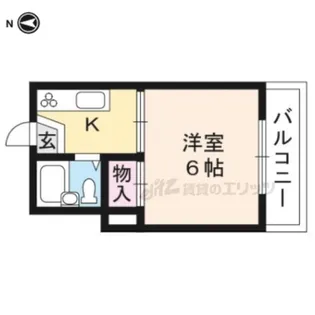 セブンスパークアパートメント【507号室】の間取り