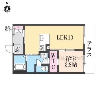 ハイムアレグレットA棟【102号室】の間取り