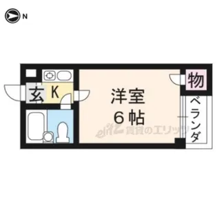 ヴィレッジヒル【101号室】の間取り