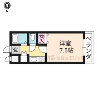 JUNO雅【2階】の間取り