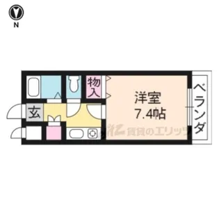 JUNO雅【209号室】の間取り