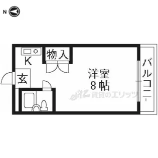 シェルマンション【209号室】の間取り