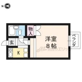 ハイム山喜【1階】の間取り