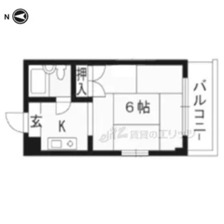 ラ・フォーレ上賀茂【301号室】の間取り