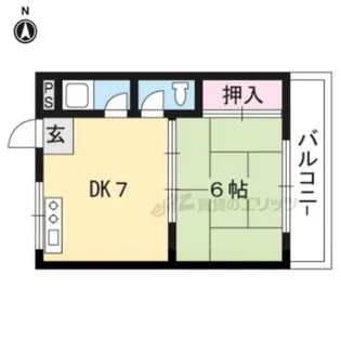 榊田マンション【103号室】の間取り