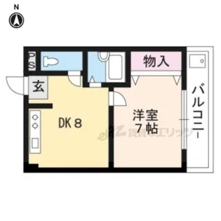 榊田マンション【302号室】の間取り