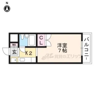 グレセントYYU??【4階】の間取り