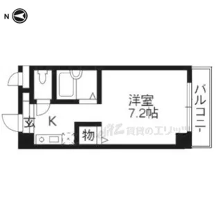 セントガーデン【406号室】の間取り