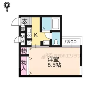 マ・メゾン【105号室】の間取り