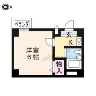 ルミエール東山【201号室】の間取り