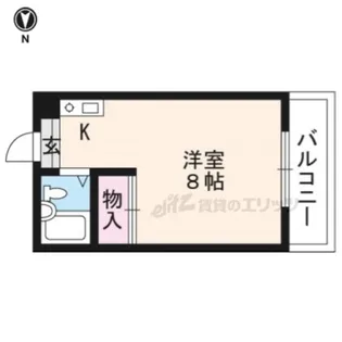 鞘町フラッツ【302号室】の間取り