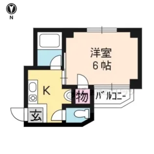 白川ビル【303号室】の間取り