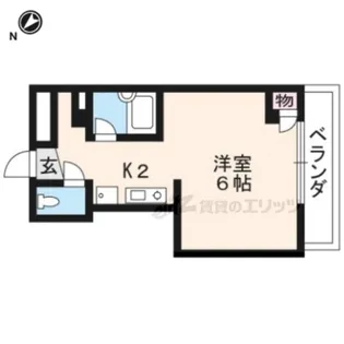 ノースビレッジ【401号室】の間取り