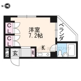 レジデンス浅野【2階】の間取り