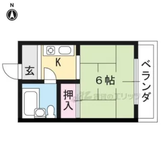 コーポラス前田【305号室】の間取り