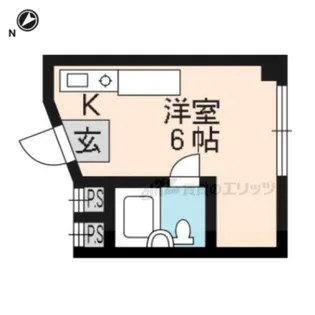 メゾン鷹ヶ峯【309号室】の間取り