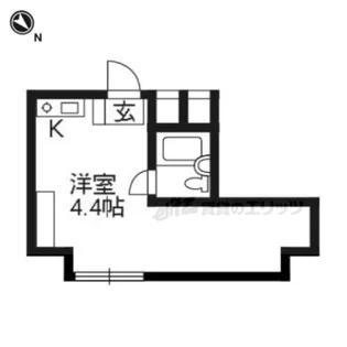 メゾン鷹ヶ峯【103号室】の間取り