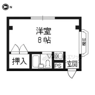 ハイムマサ【201号室】の間取り