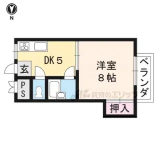 プチメゾンK.T【102号室】の間取り