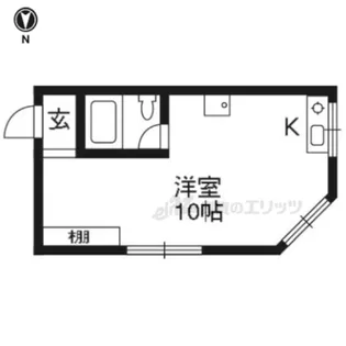 七条ビル【202号室】の間取り