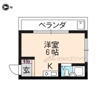 ブリランテ智積院【2-B号室】の間取り
