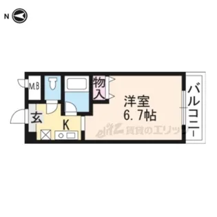 エミネンスコート瀬田【304号室】の間取り