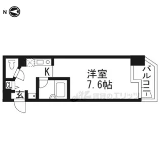 エミネンスコート瀬田【705号室】の間取り