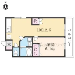 エンゼルハイツ【205号室】の間取り
