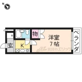 エレガンスコート瀬田【2階】の間取り