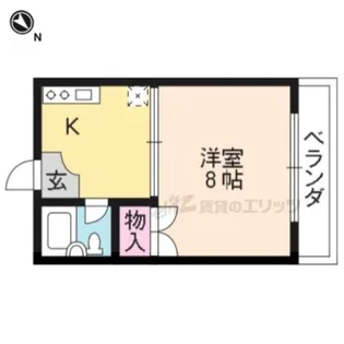 ロイヤルプラザ【407号室】の間取り