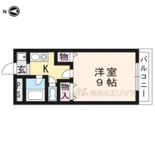 エルム松ヶ崎【101号室】の間取り