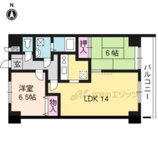 ソレイユM.H.N【706号室】の間取り