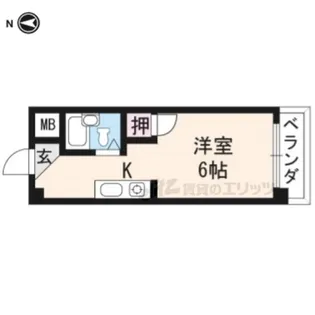 コルザ河村【503号室】の間取り