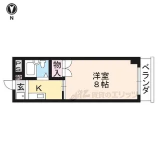 カーサ下鴨【302号室】の間取り